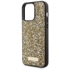 Guess GUHCP15LPFGSBSD iPhone 15 Pro 6.1 żółty/yellow hardcase Rhinestone Metal Logo